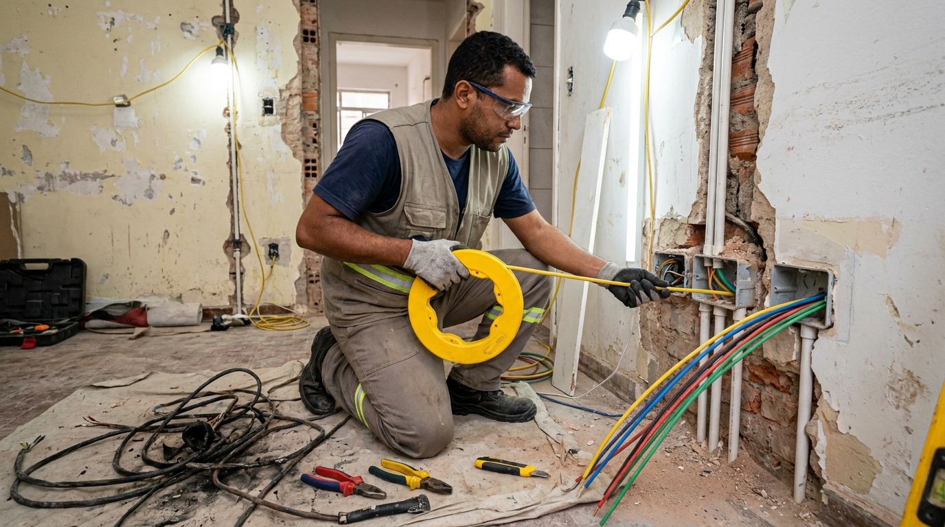 Cabeamento elétrico para empresas em Aracaju‑SE