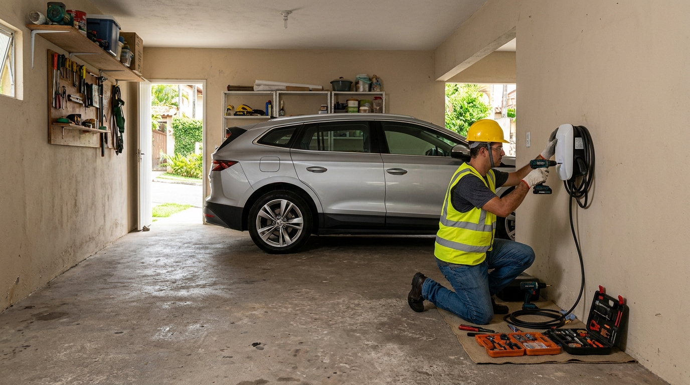 Instalação em garagem ou condomínio em Aracaju‑SE