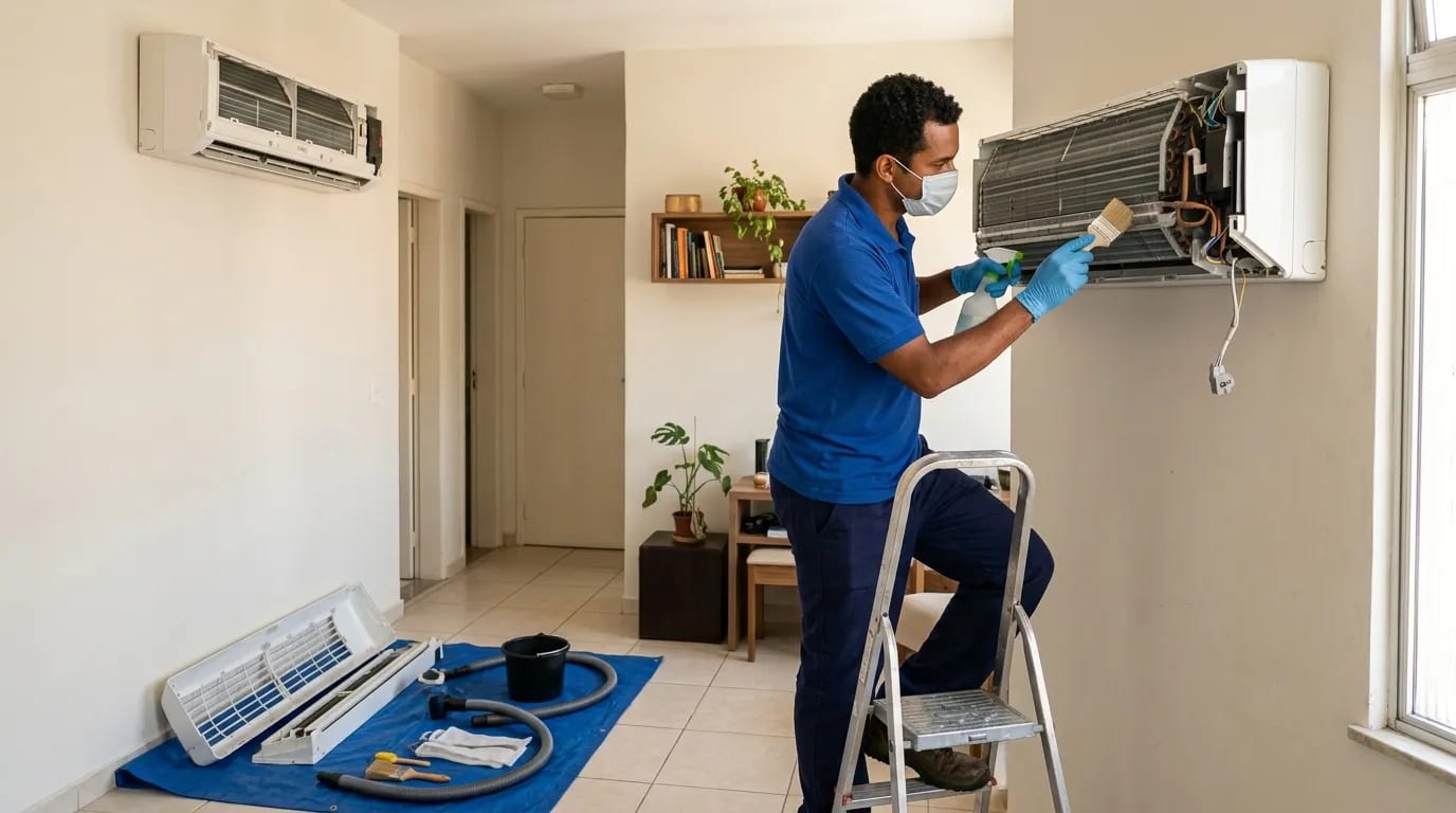 Limpeza da evaporadora em Aracaju‑SE
