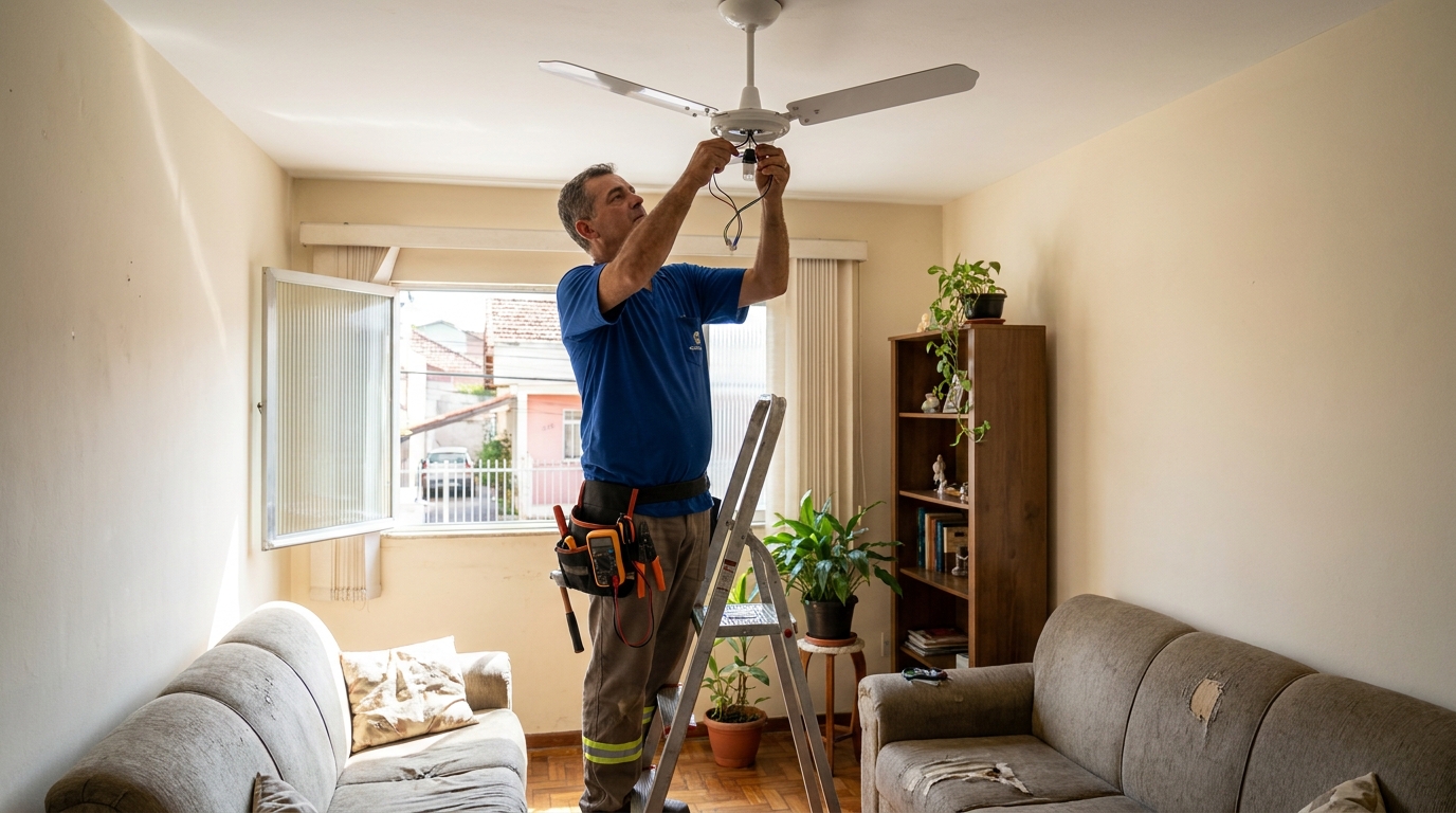 Montagem de Ventilador em Aracaju‑SE